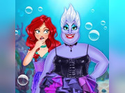 Underwater Princess Vs Villain Rivalry