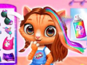 Play Kitty Animal Hair Salon - Fashion Hair Stylist Game on FOG.COM