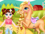 Play Baby Taylor Horse Riding Game on FOG.COM