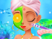 Play Mermaid Games Princess Makeup Game on FOG.COM