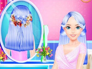 Play Colorful Braid Hairstyle Making Game on FOG.COM