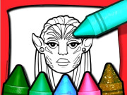 Play Avatar Coloring Book Game on FOG.COM