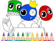Play Rainbow Friends Coloring Book Game Game on FOG.COM