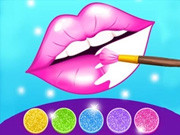Play Glitter Lips Coloring Game Game on FOG.COM