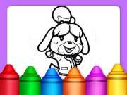 Play Animal Crossing Coloring Pages Game on FOG.COM