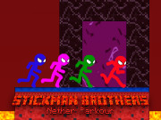 Play Stickman Brothers Nether Parkour Game on FOG.COM