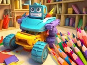 Play Coloring Book: Transforming Car Robot Game on FOG.COM