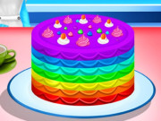 Play Cooking Rainbow Cake Game on FOG.COM