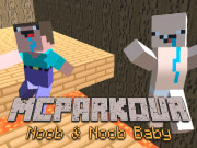 Play MCParkour Noob & Noob Baby Game on FOG.COM