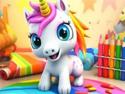 Play Coloring Book: Unicorn Game on FOG.COM