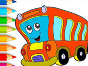 Play Coloring Book: Bus Game on FOG.COM