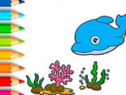 Play Coloring Book: Dolphin Game on FOG.COM