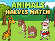 Play Animals Halves Match Game on FOG.COM
