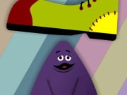 Play Grimace vs giant clown shoes Game on FOG.COM