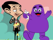 Play When Mr Bean meet Grimace Game on FOG.COM