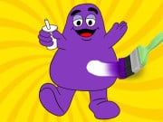 Play Grimace Shake Coloring Book Game on FOG.COM