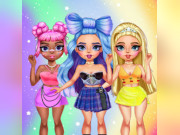 Rainbow Girls Dress Up Challenge