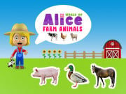 Play World of Alice   Farm Animals Game on FOG.COM